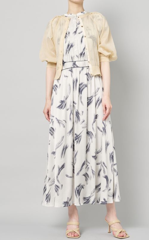 バルーンスリーブカーディガン