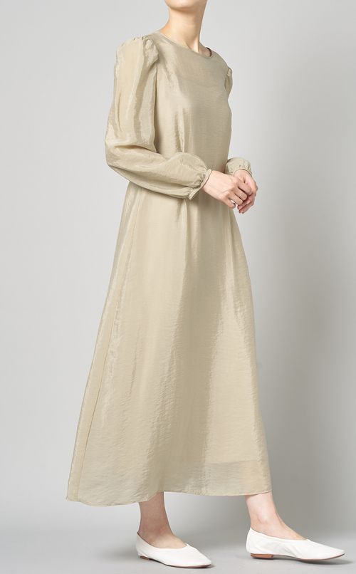 シアーオーガンジーバックVワンピース