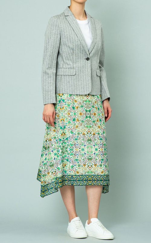 フラワープリントスカート