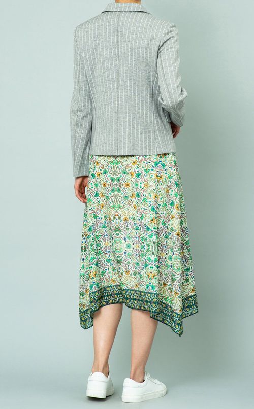 フラワープリントスカート