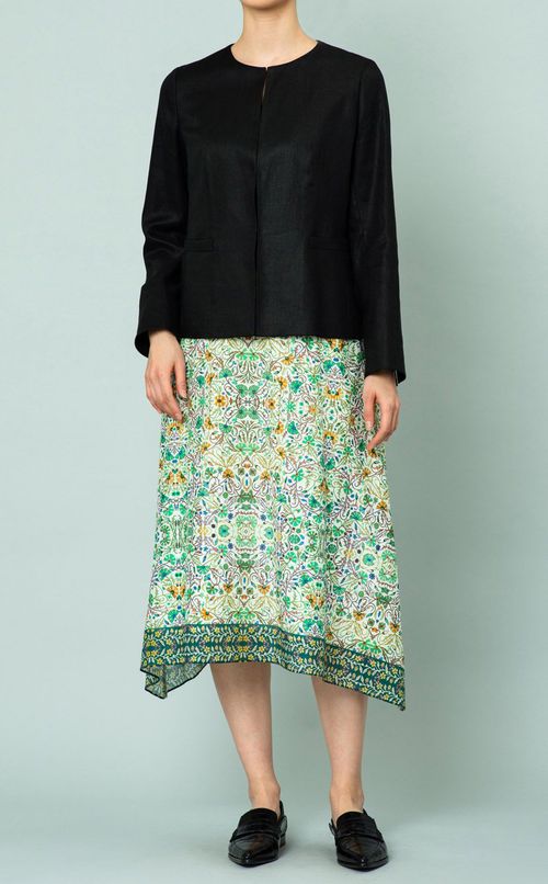 フラワープリントスカート