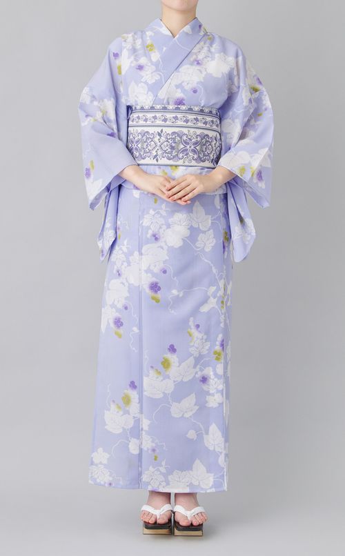 浴衣葡萄柄