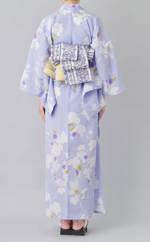 浴衣葡萄柄