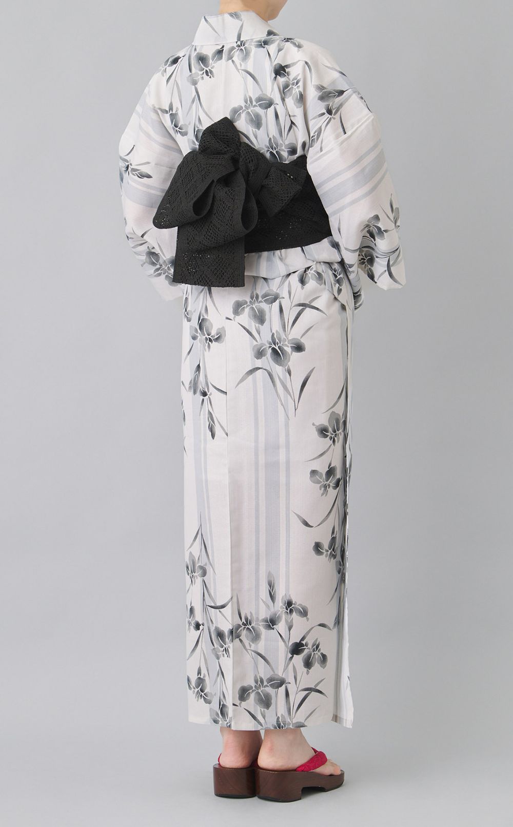 浴衣あやめストライプ