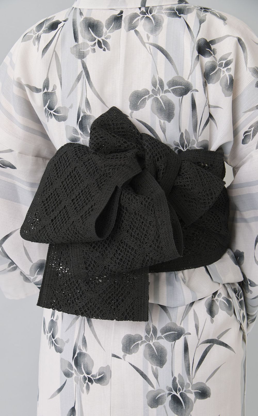 浴衣あやめストライプ