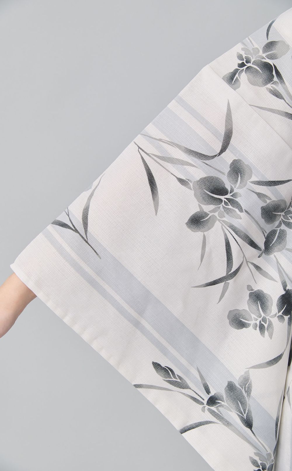 浴衣あやめストライプ