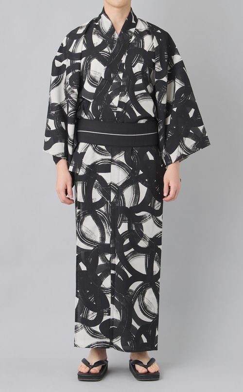【別注】メンズ浴衣（軌跡柄）