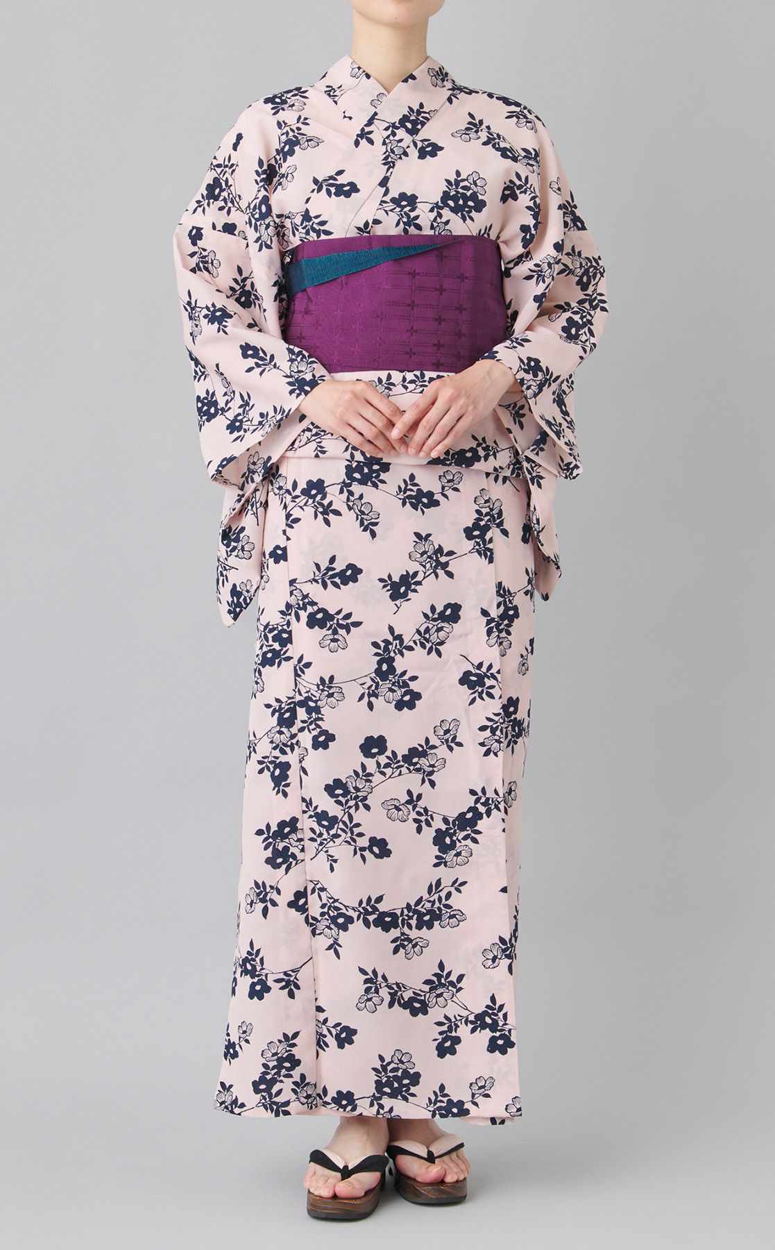 ね*し様 破格！三松　浴衣or単衣　　8月末まで掲載 三松｜浴衣七宝柄