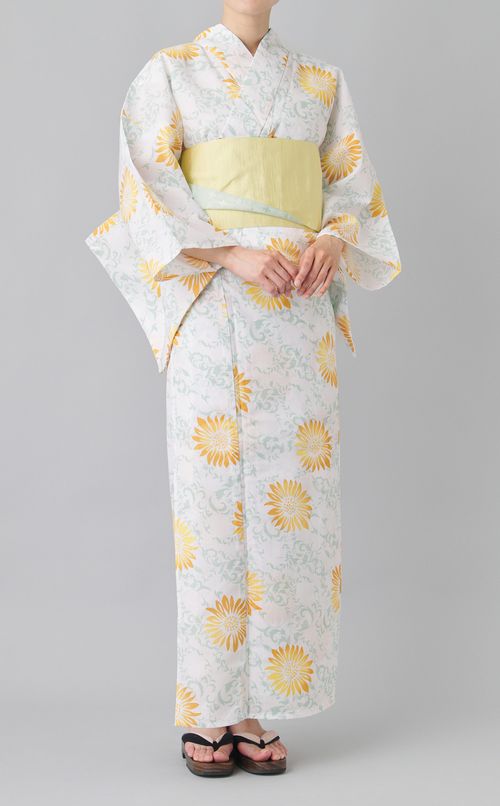 浴衣向日葵柄