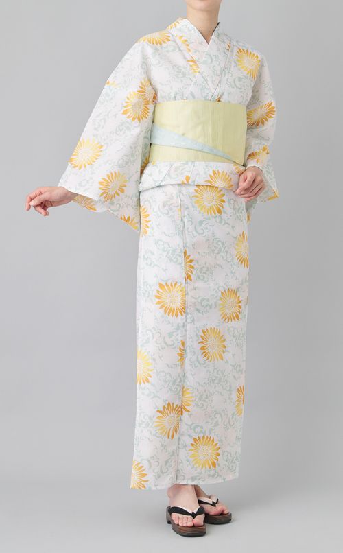 浴衣向日葵柄