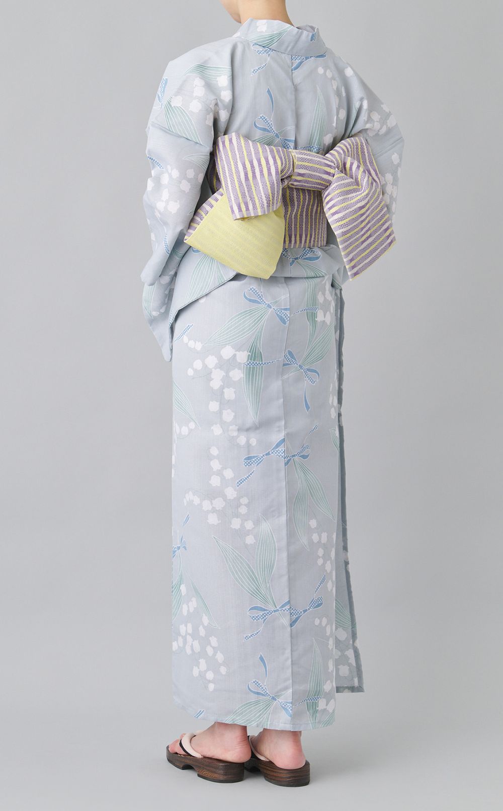 浴衣すずらんストライプ