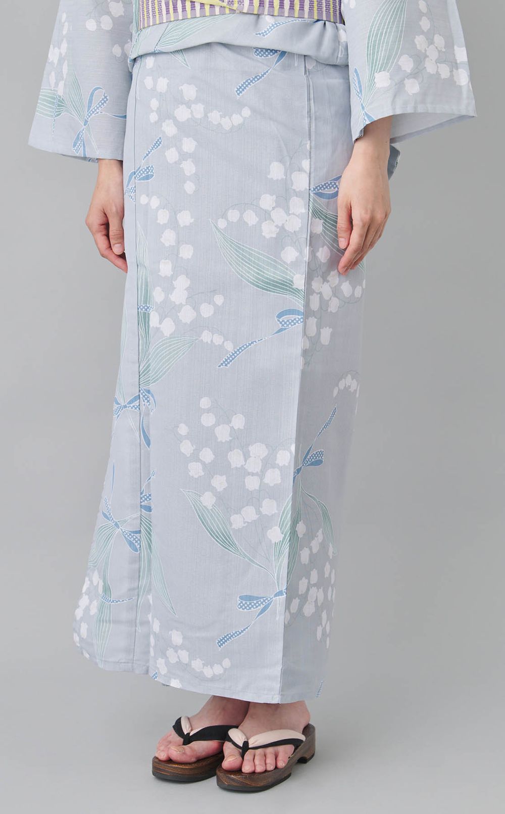 浴衣すずらんストライプ