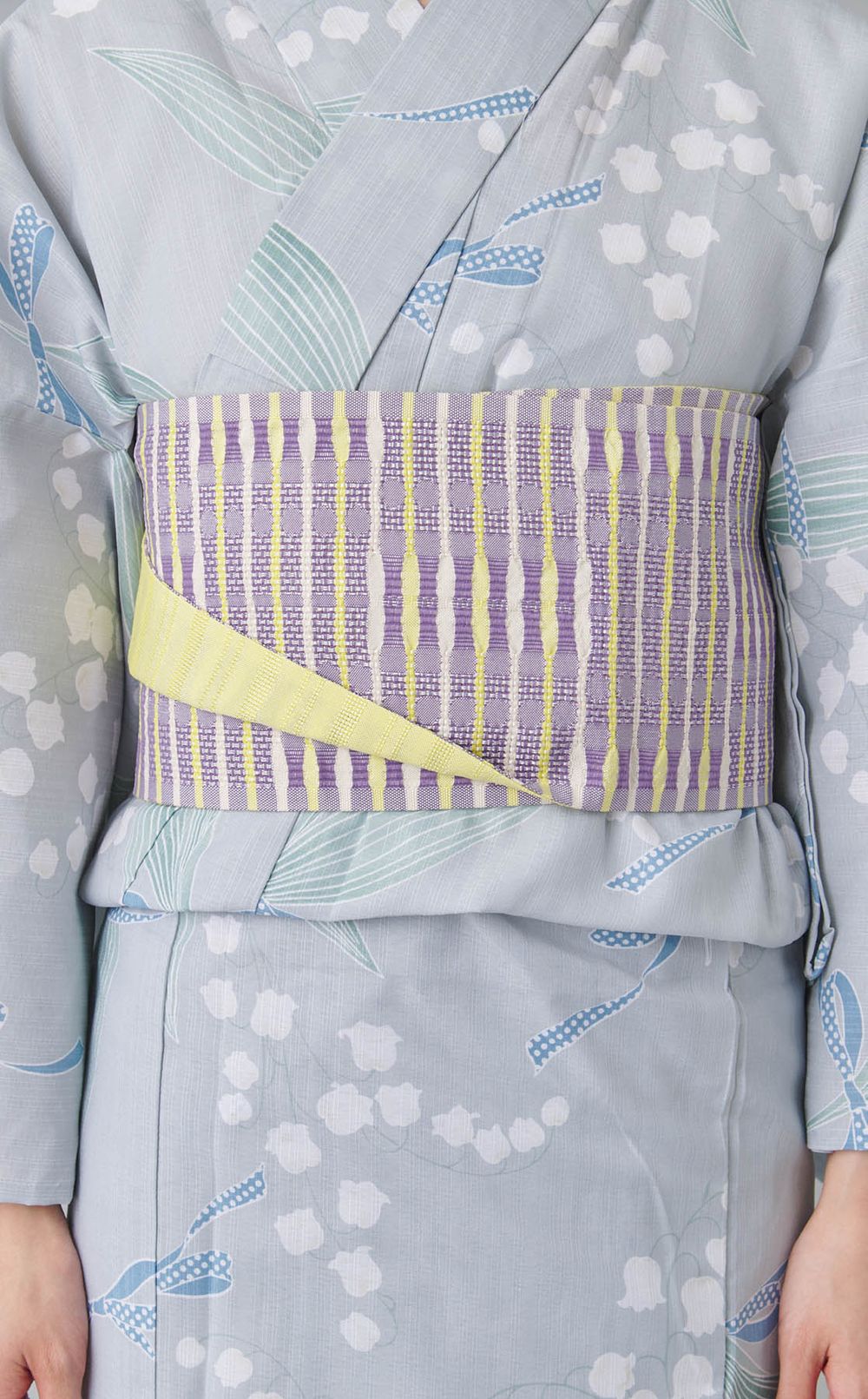 浴衣すずらんストライプ