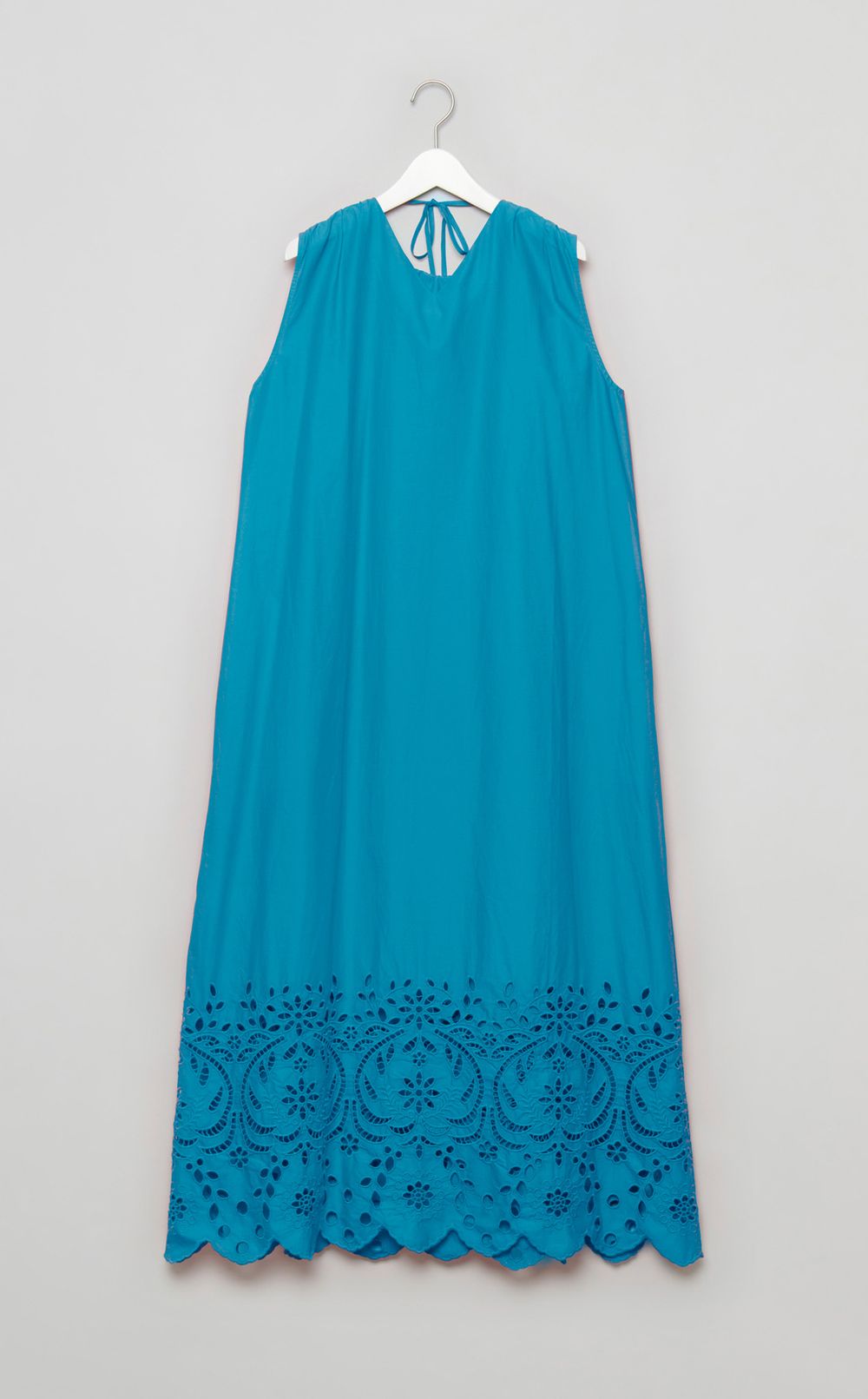 コットンレースノースリーブワンピース