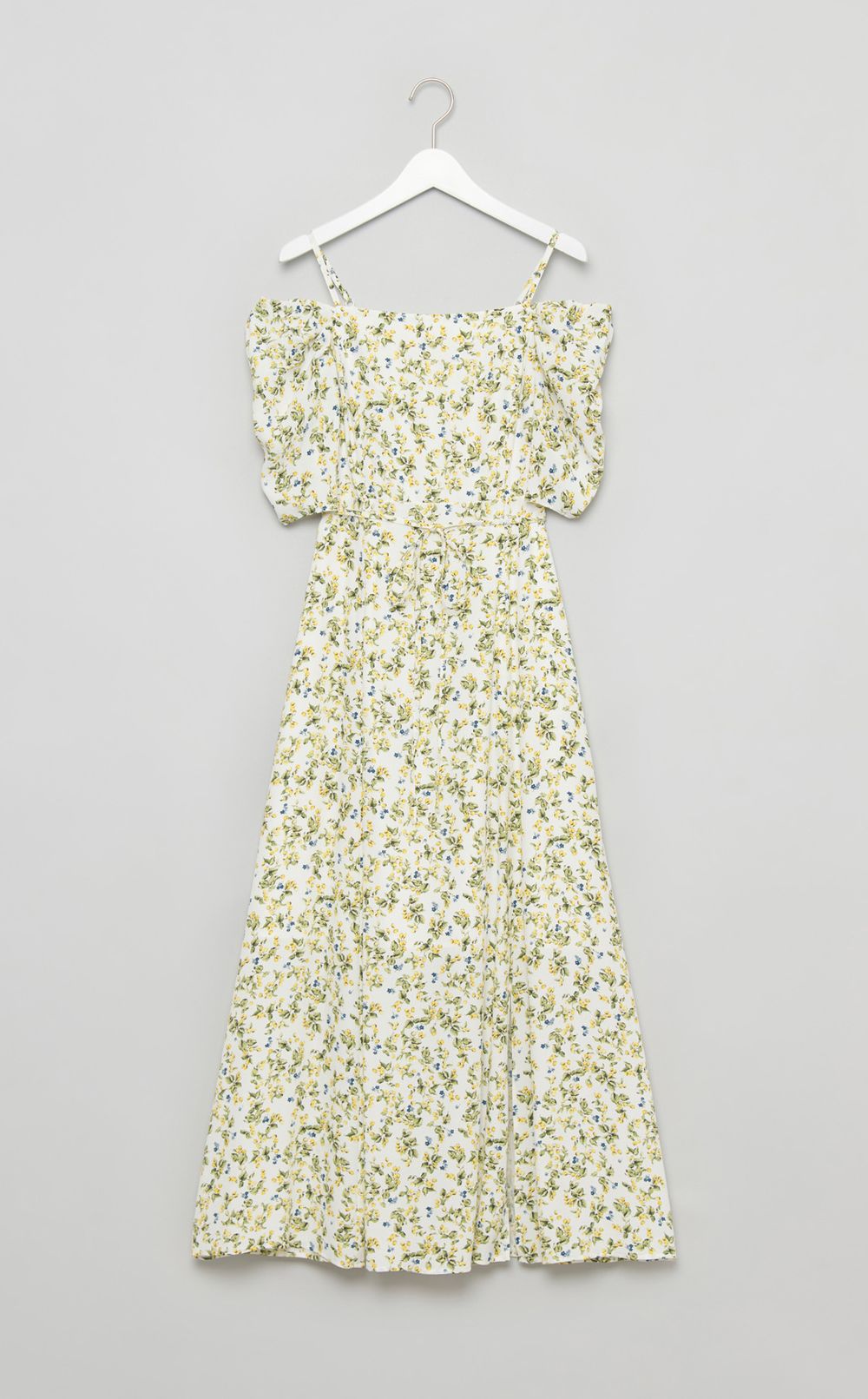 プリント2wayショルダーワンピース