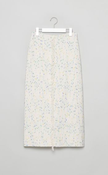 ミックスヤーンIラインスカート