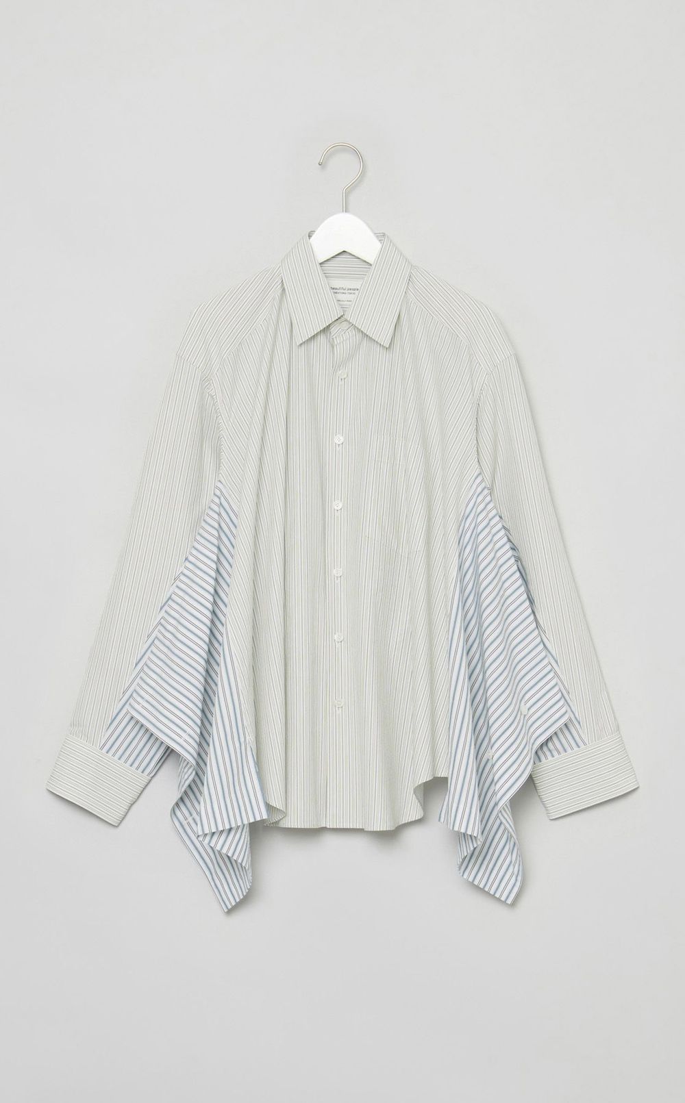 フィンクスストライプダブルエンドシャツ