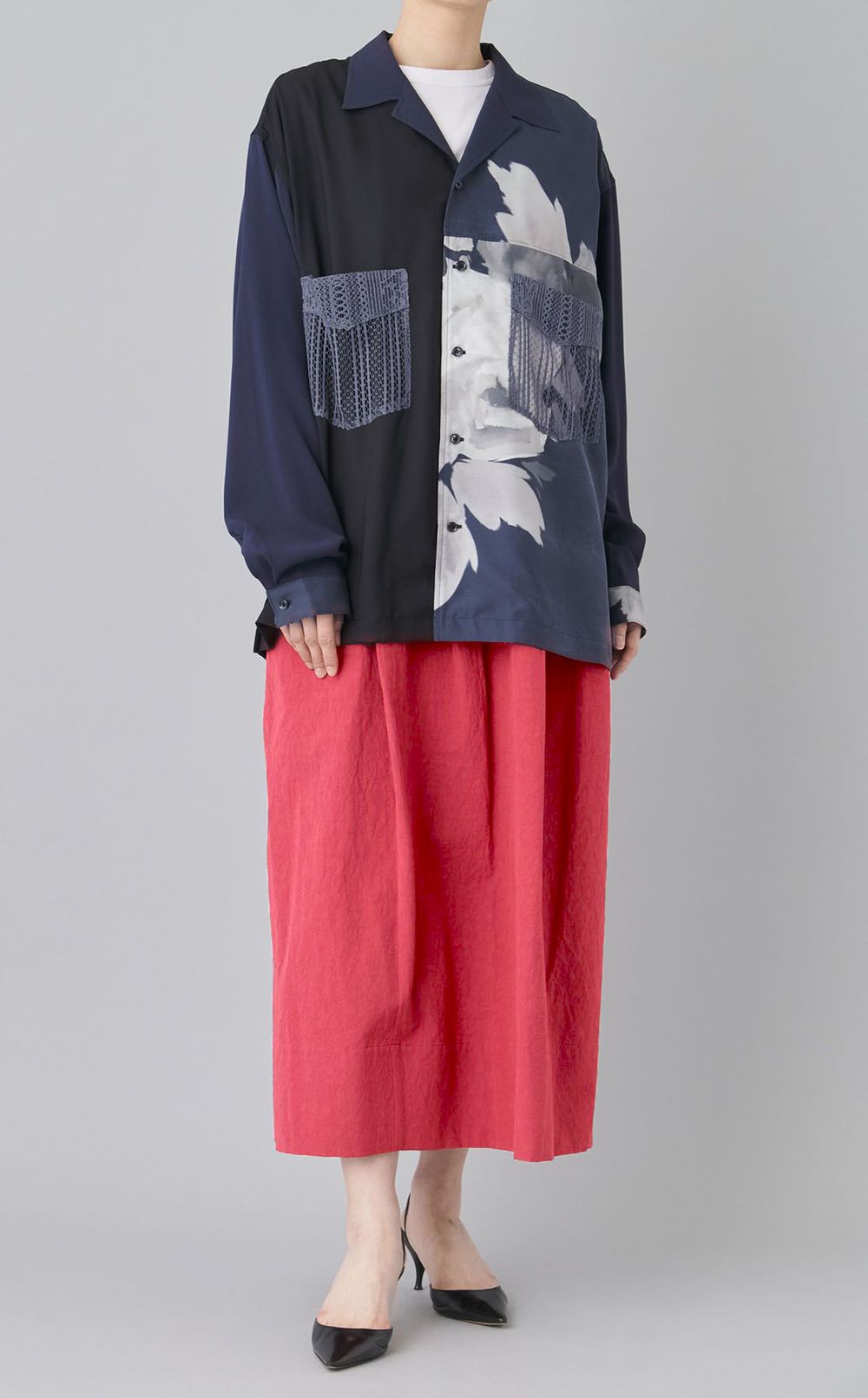 スクエアネックワンピース