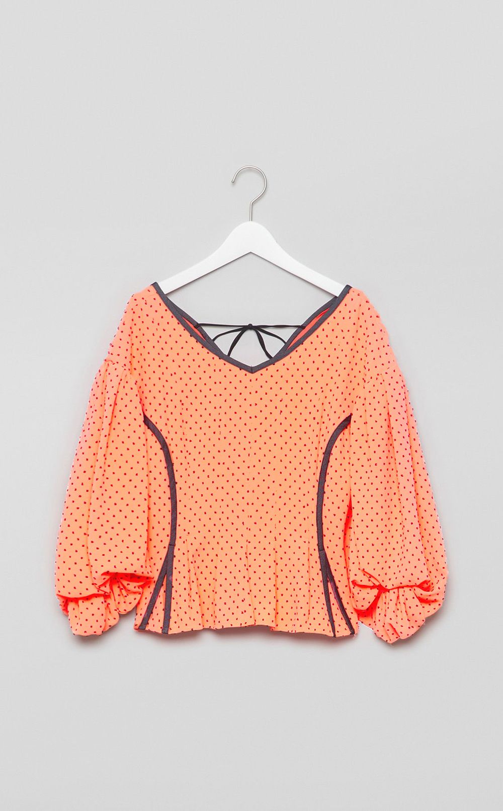 【reADdress】ドットブラウス