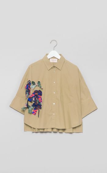 【reADdress】バックギャザーシャツ