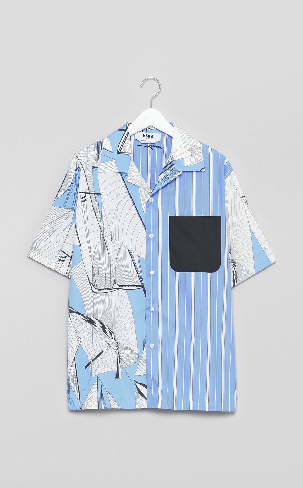 セイルストライプショートスリーブシャツ