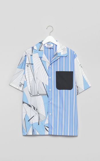 セイルストライプショートスリーブシャツ