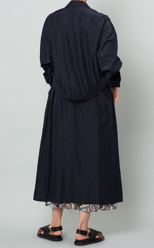 ボリュームロングトレンチコート