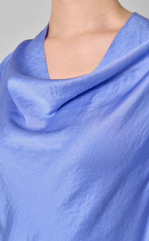 ギャザーネックショートスリーブワンピース