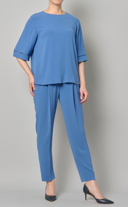 クロップドテーパードパンツ