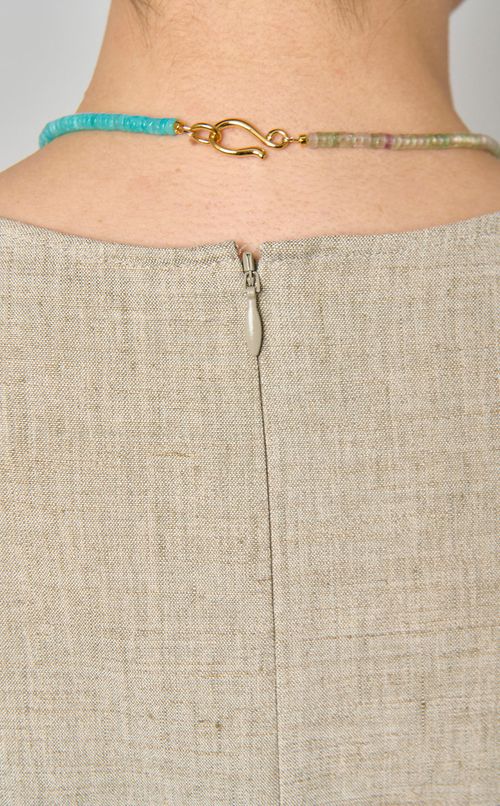 フローライトミックスネックレス