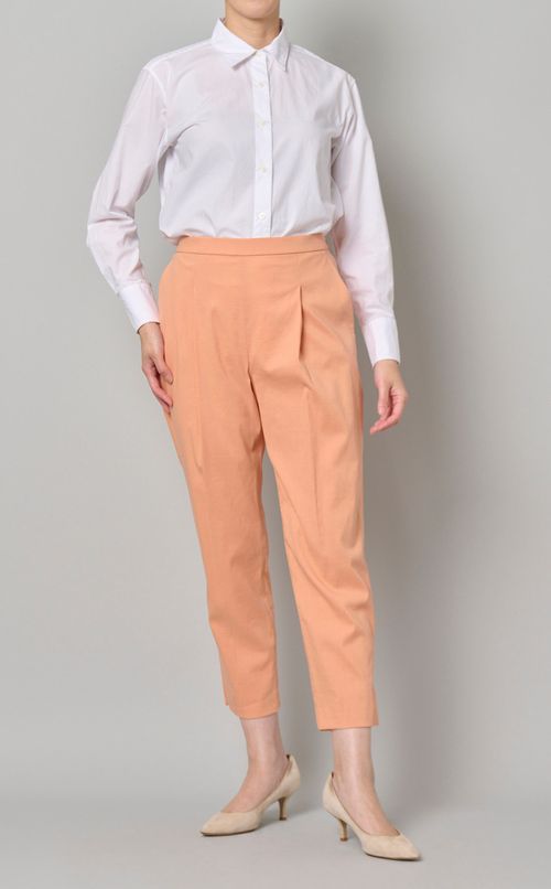 リネンテーパードパンツ