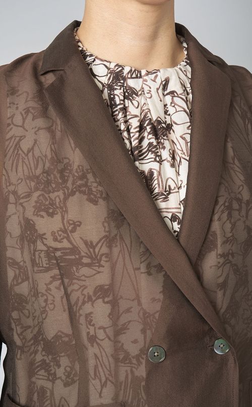 シースルーダブルジャケット