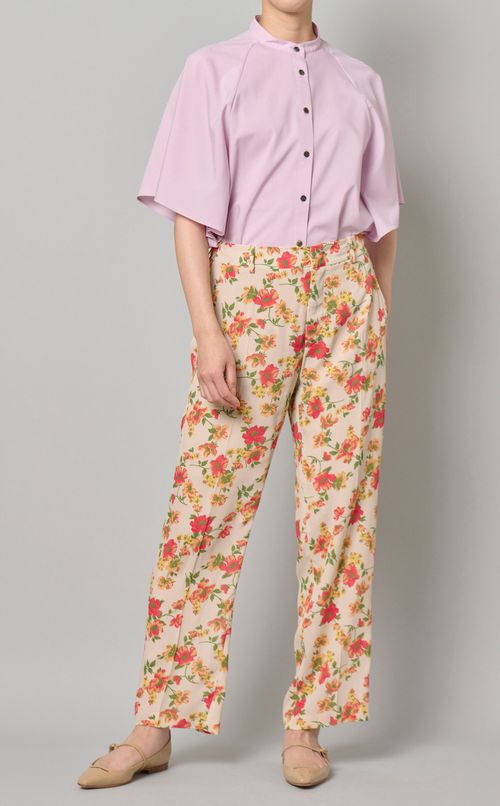 ベルト付ラグランスリーブシャツ