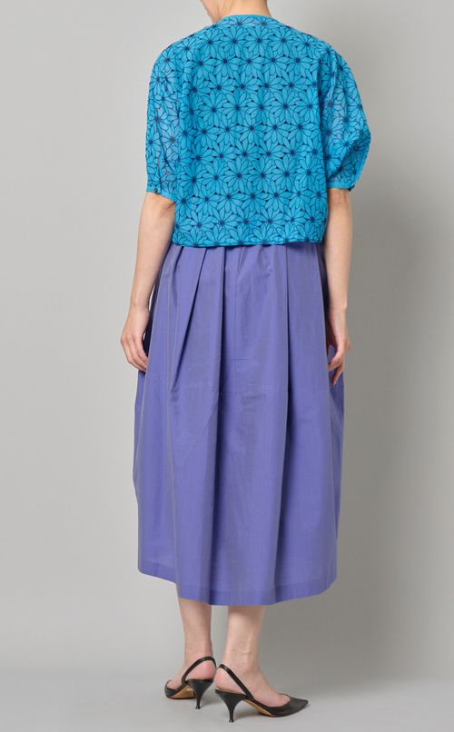 フラワーシースルーブルゾン