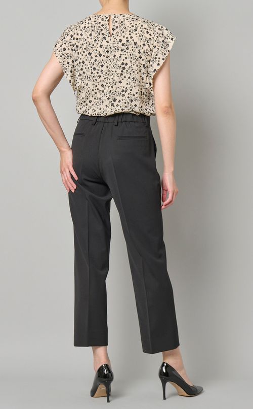 ウエストゴムセンタープレスパンツ