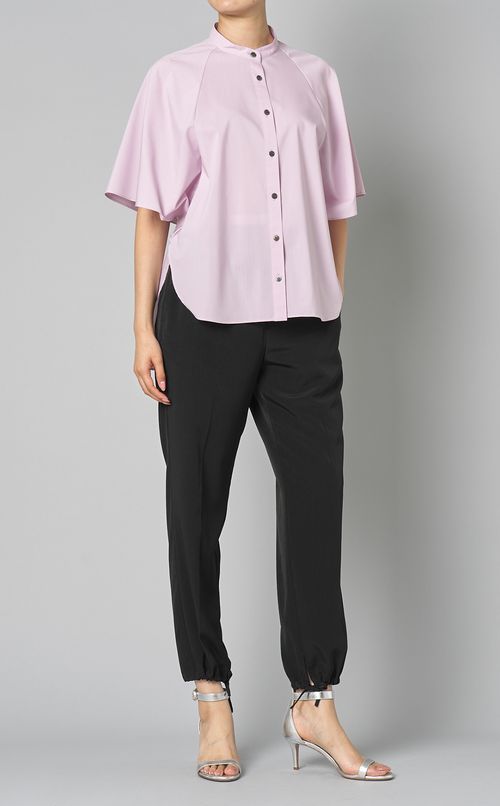 ベルト付ラグランスリーブシャツ