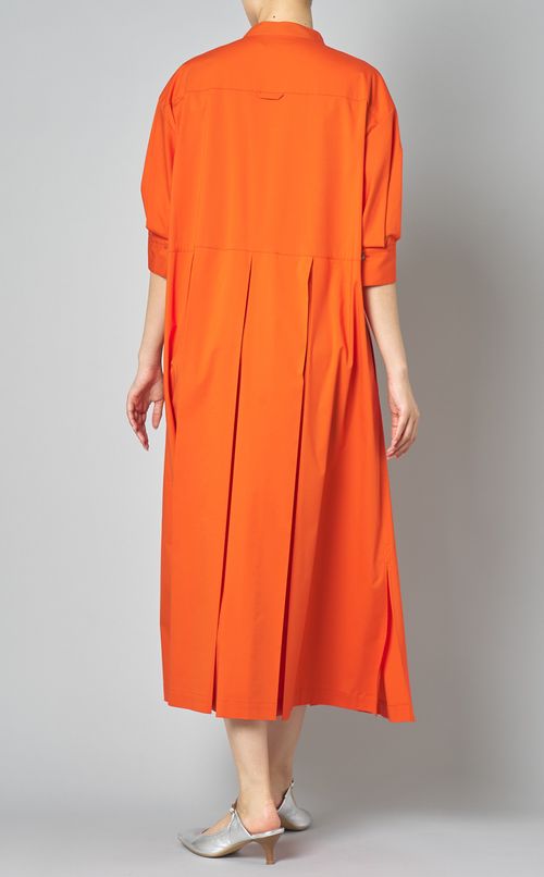 ストレッチブロードシャツワンピース