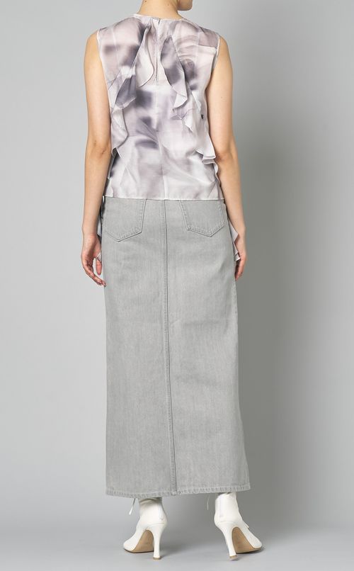 フリルシアーチュニックブラウス