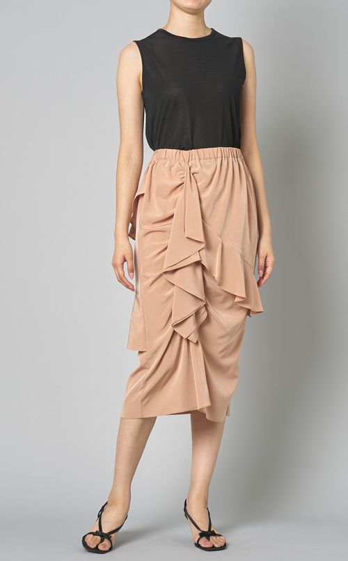 ラッフルギャザースカート