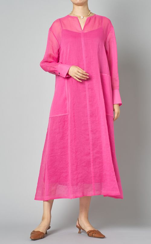 シトリン淡水パールネックレス