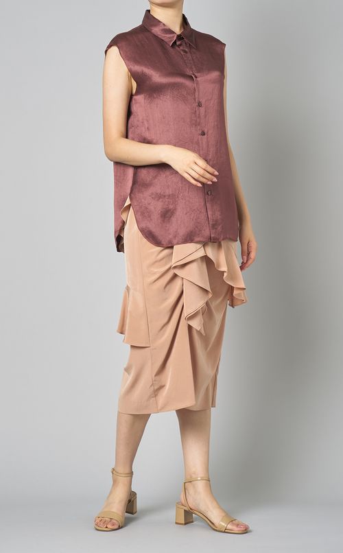 ラッフルギャザースカート