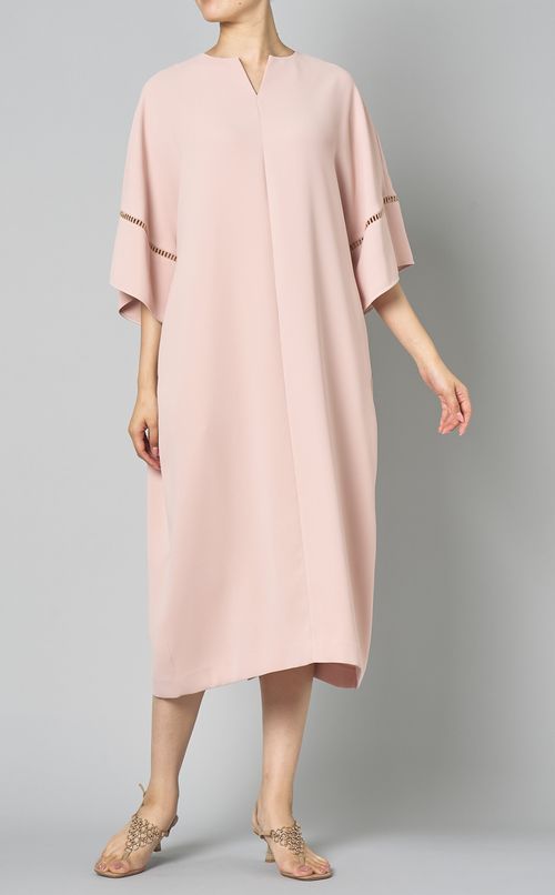 ハシゴレーススリーブドレーピードレス