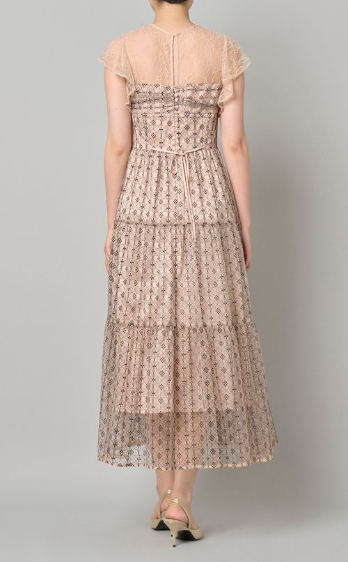 コンビネーションレースドレス