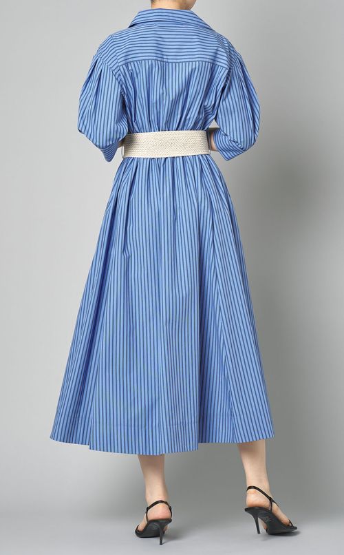 ベルト付カシュクールシャツワンピース