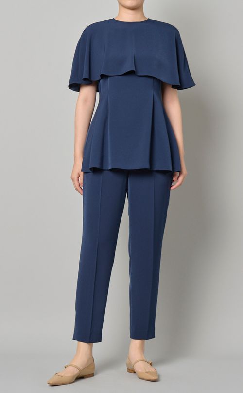 ケープブラウスセットパンツ