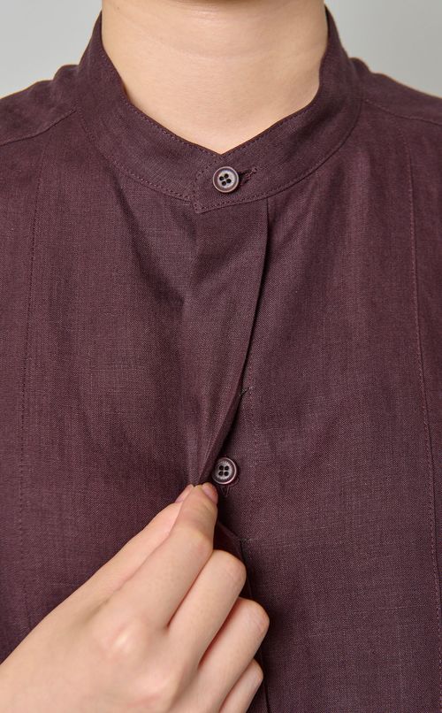 ダブルエンド2wayラッフルブラウス