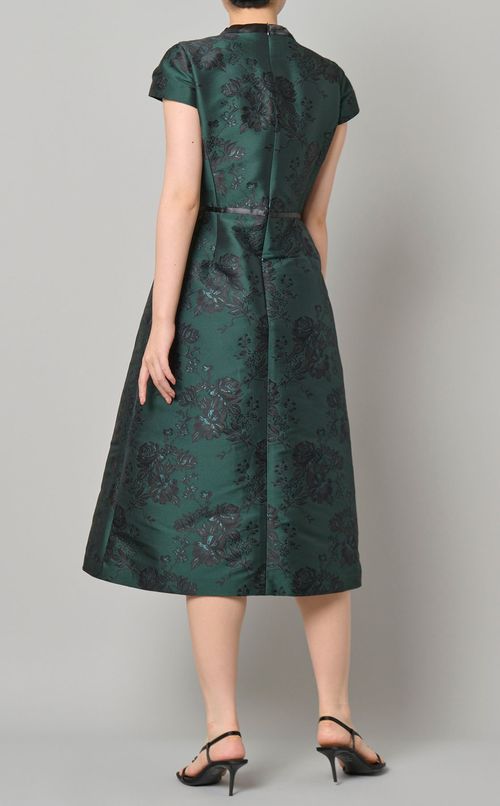 フラワージャガードドレス