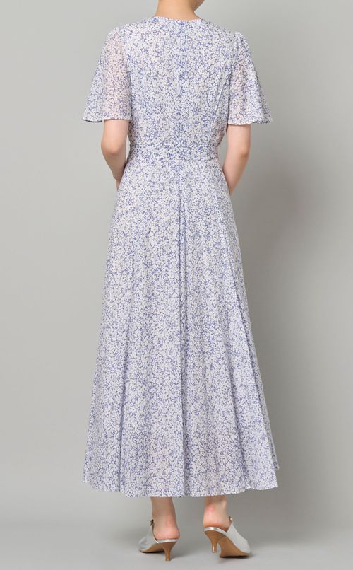 カシュクールウエストリボンワンピース