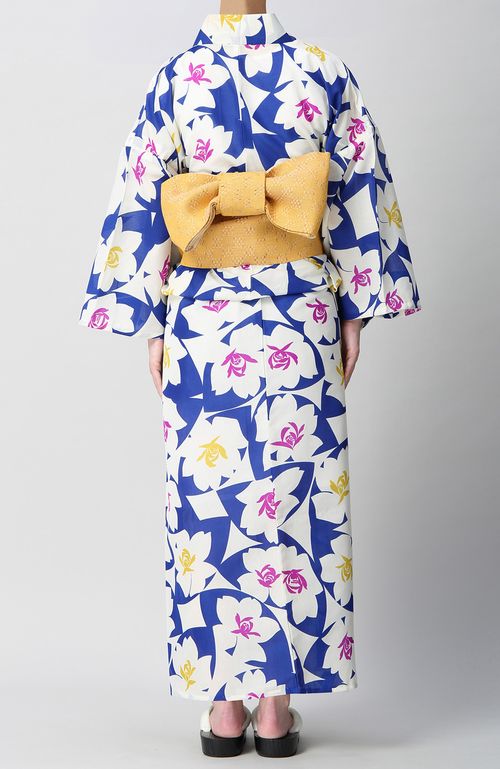 浴衣帯セット桔梗黄紫