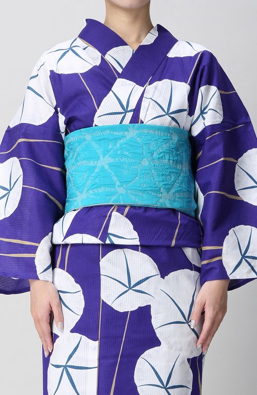 浴衣帯セット朝顔
